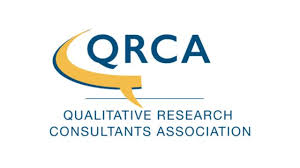 A logo for the qualitative research consultants association.